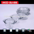 Borosilicate glass casserole with glass lid 600ML